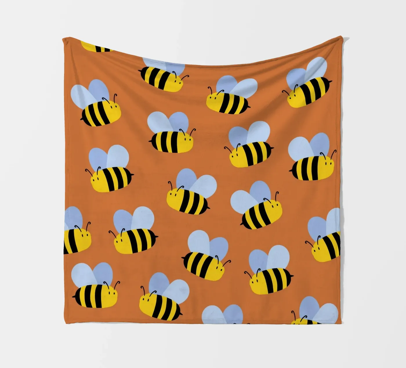 Cute bees Fleecedecke von Happypatterns