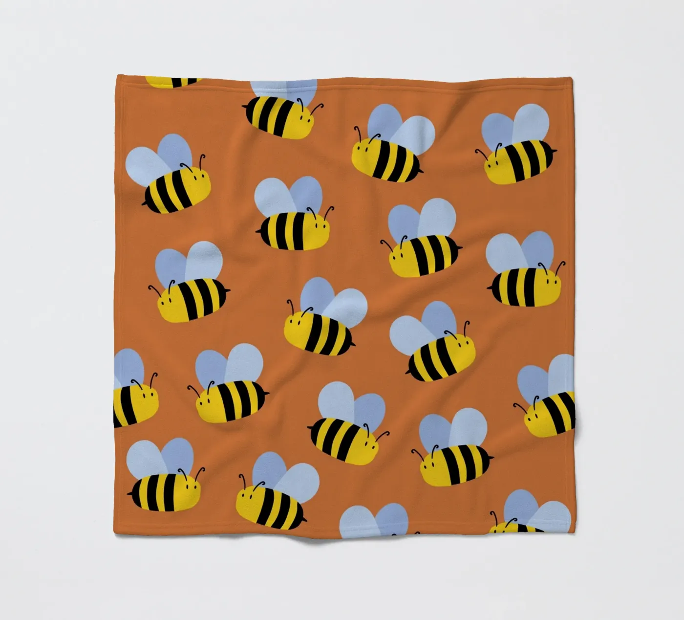 Cute bees Fleecedecke von Happypatterns