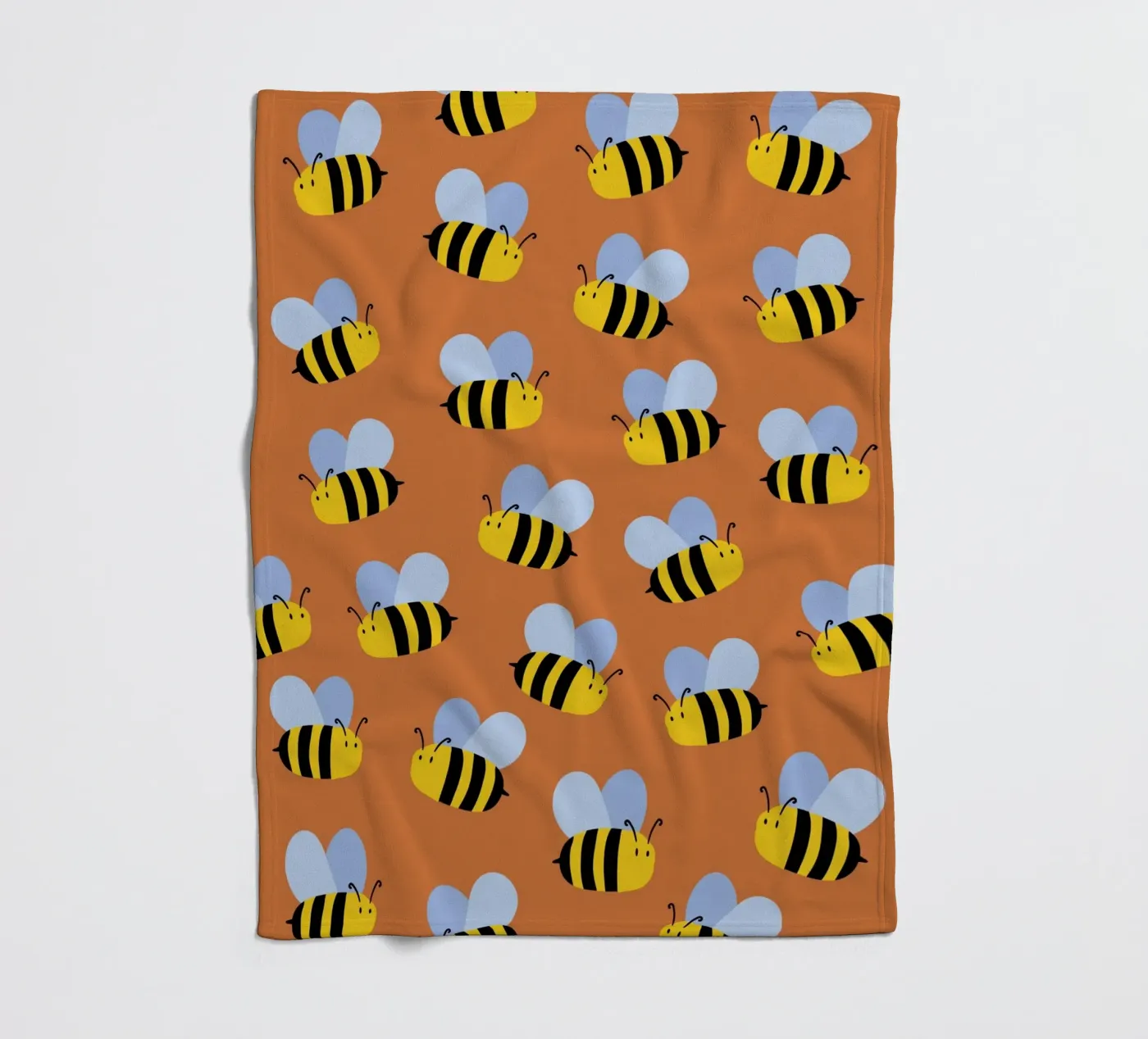 Cute bees Fleecedecke von Happypatterns