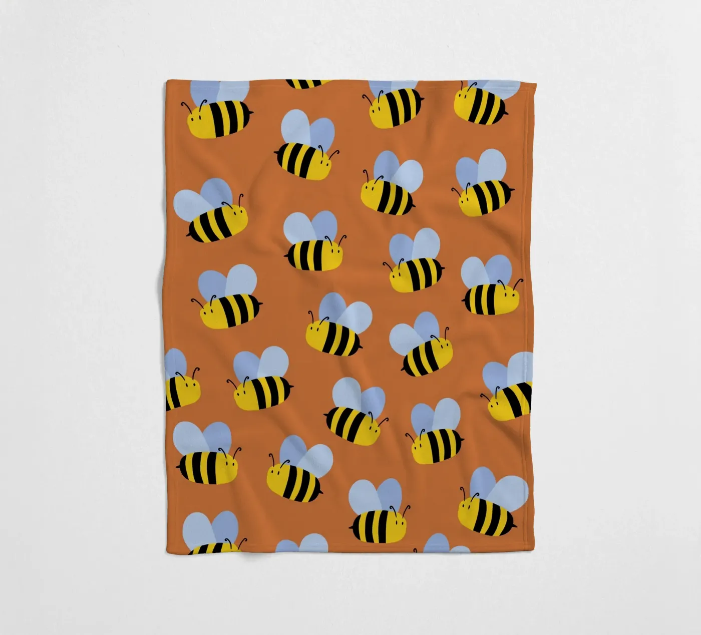 Cute bees Fleecedecke von Happypatterns