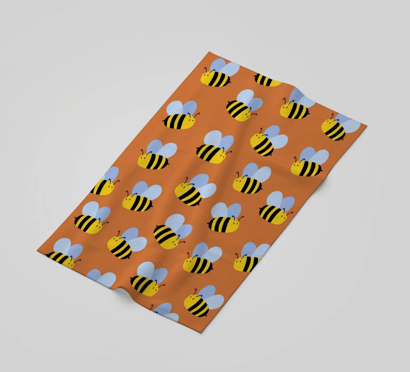 Cute bees telo mare da Happypatterns