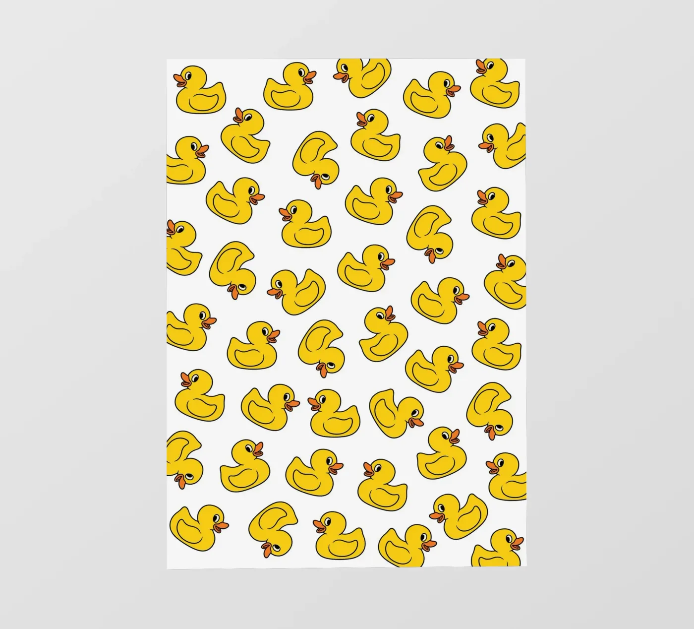 Ducks pattern telo in pvc da Happypatterns