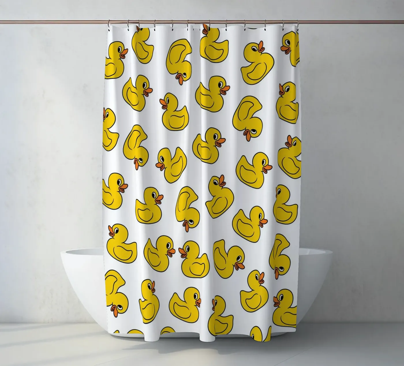 Ducks pattern Duschvorhang von Happypatterns