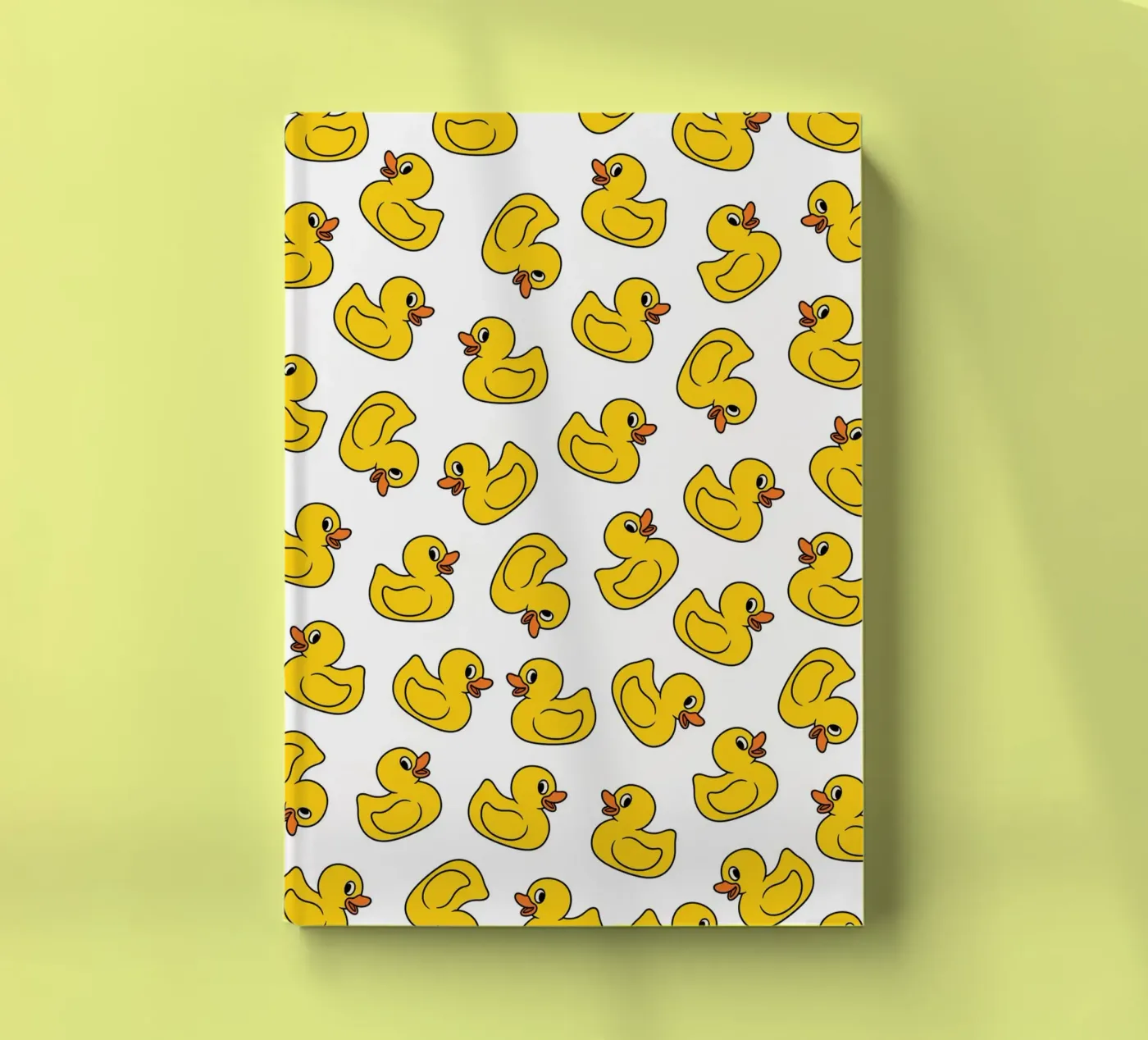 Ducks pattern notebook by Happypatterns