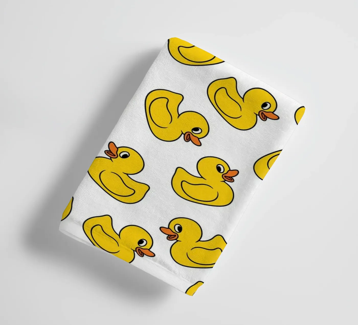 Ducks pattern badhanddoek van Happypatterns