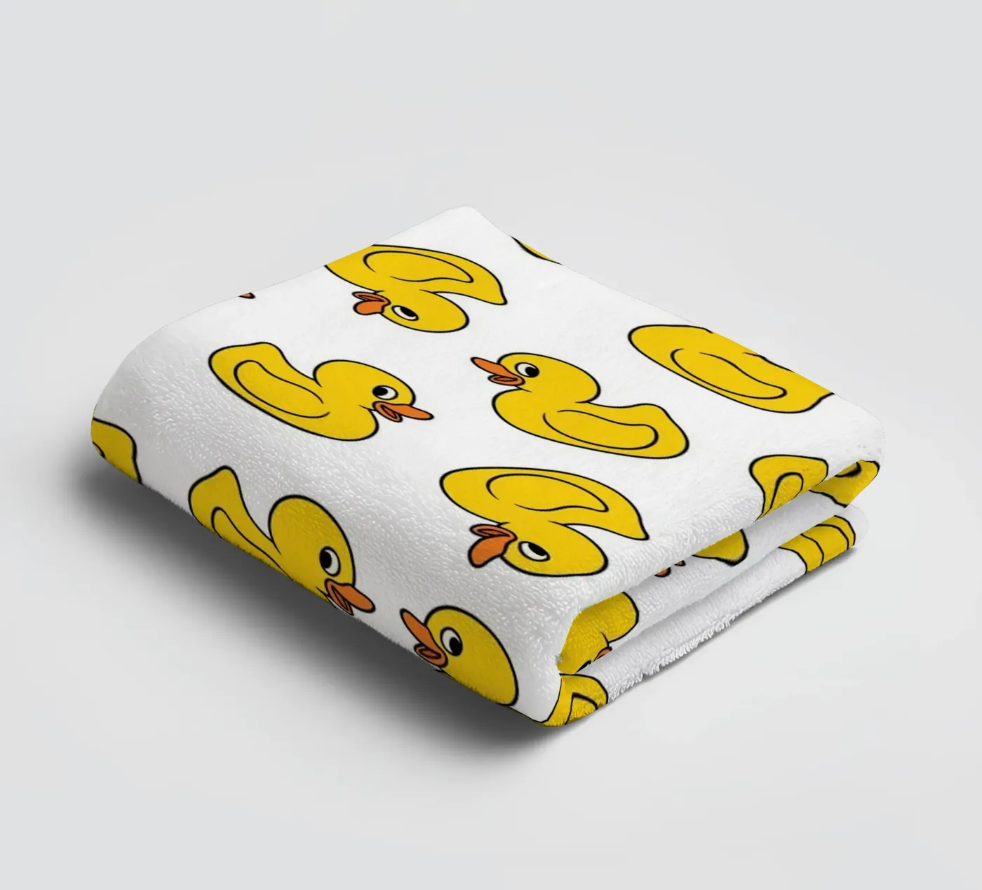 Ducks pattern badhanddoek van Happypatterns