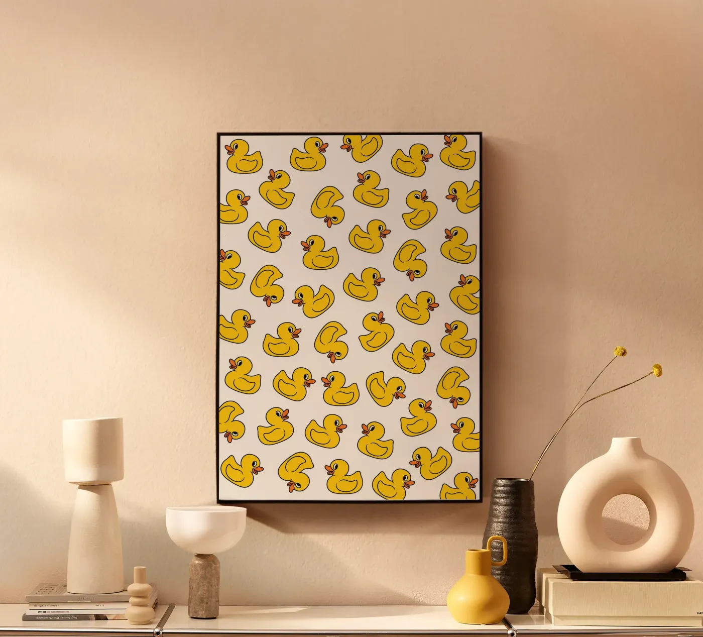 Ducks pattern plexiglas de Happypatterns