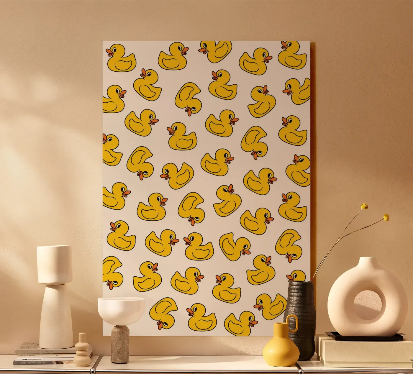 Ducks pattern plexiglas de Happypatterns