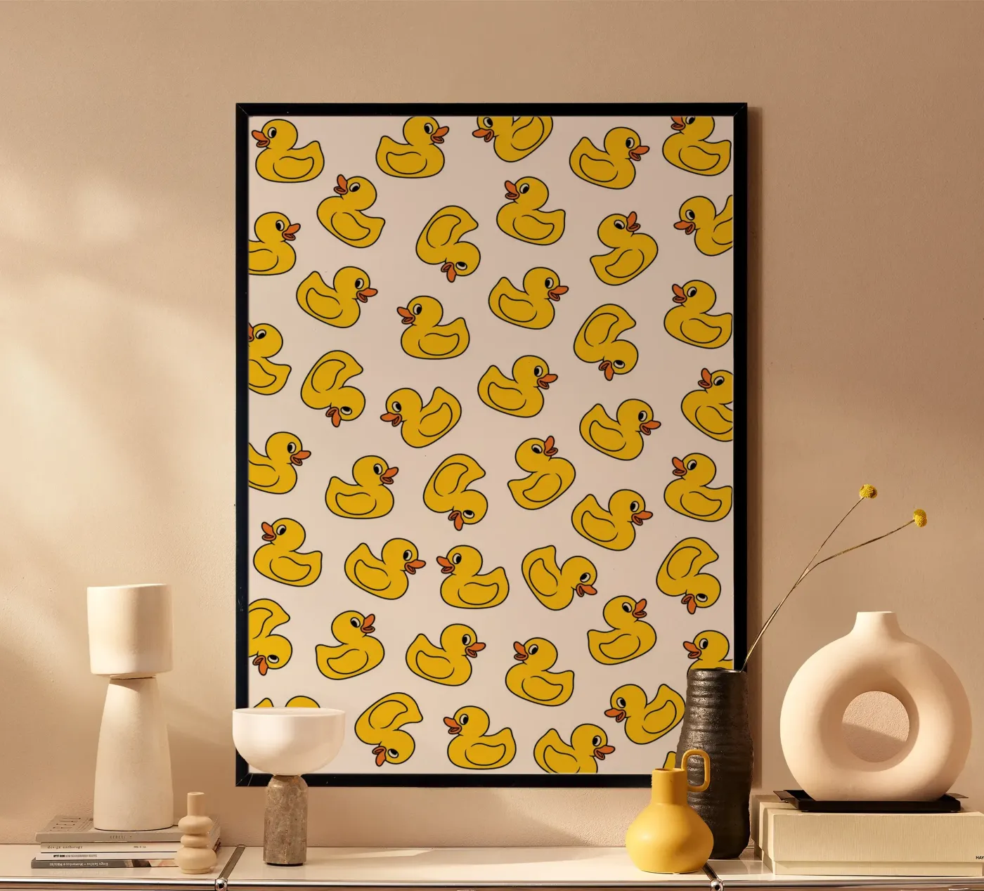 Ducks pattern Poster von Happypatterns