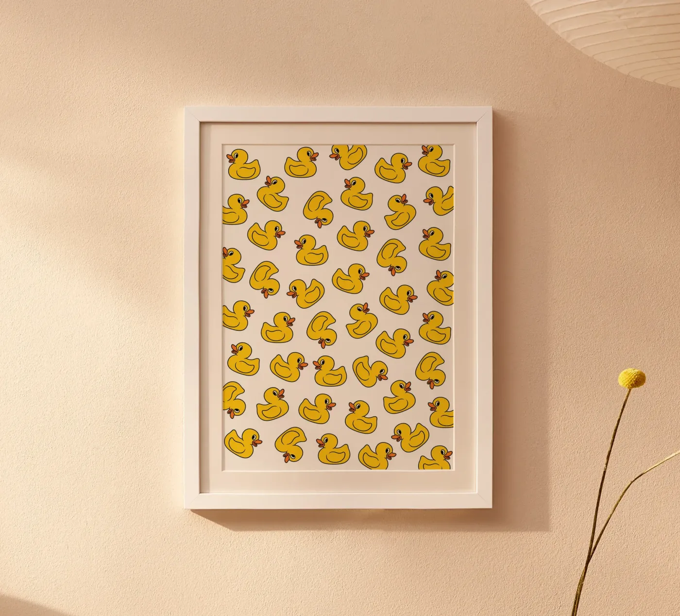 Ducks pattern Poster von Happypatterns