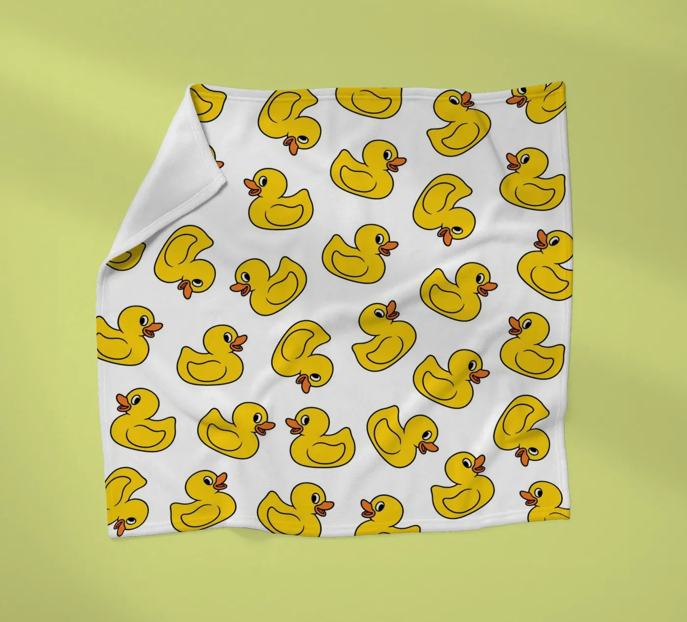 Ducks pattern Fleecedecke von Happypatterns