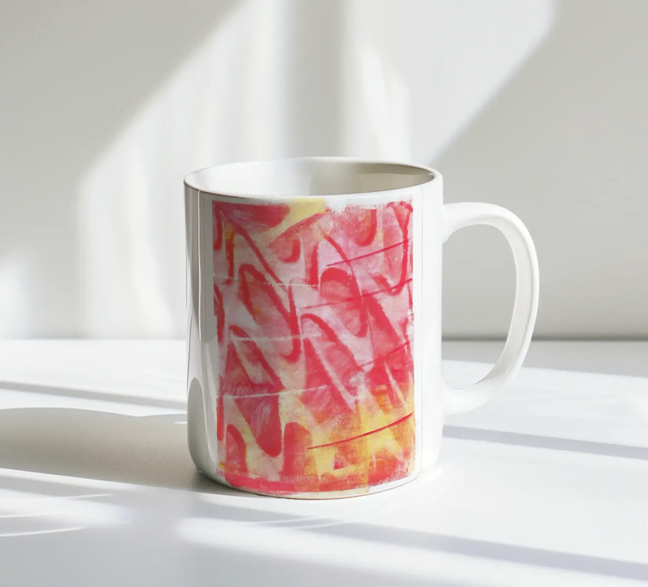 Surfaces 19 | Red Movement tazza in ceramica da sabidussi