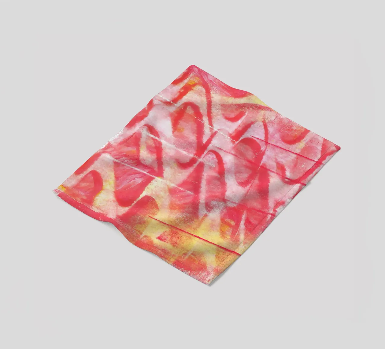 Surfaces 19 | Red Movement coperta in pile da sabidussi