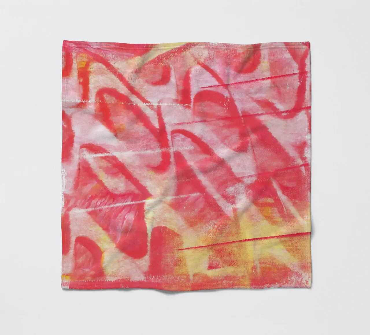 Surfaces 19 | Red Movement coperta in pile da sabidussi