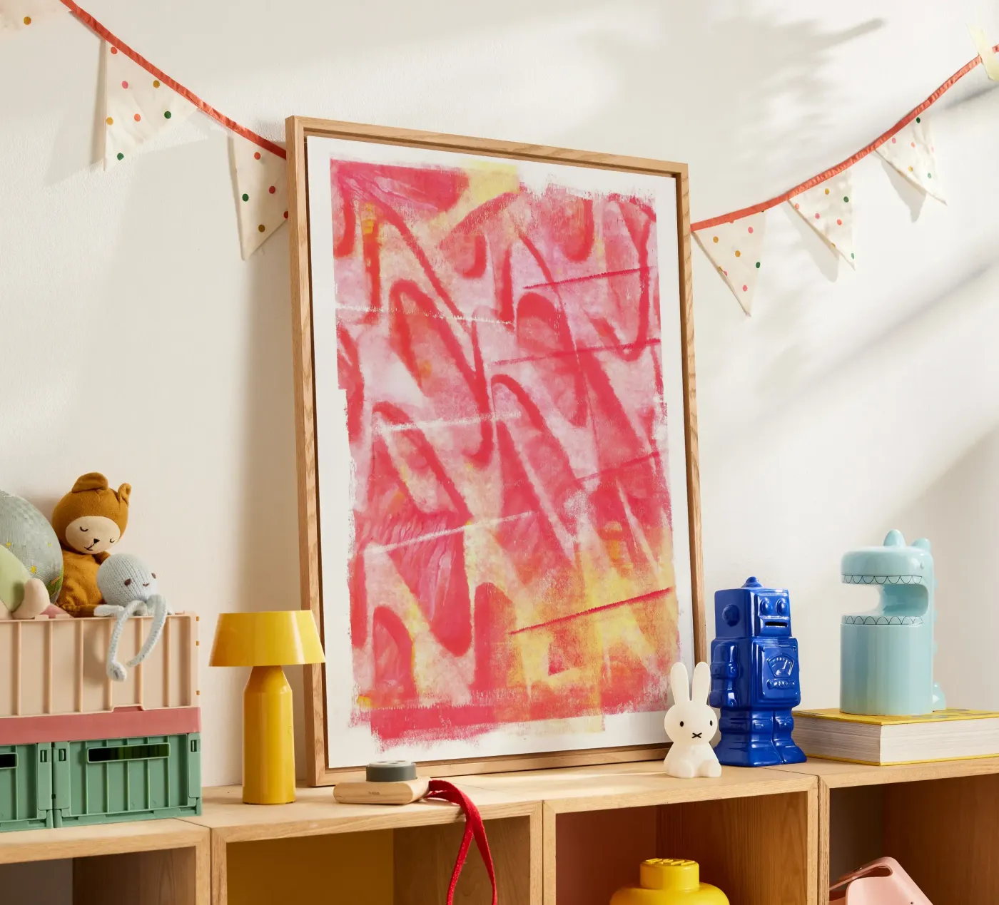 Surfaces 19 | Red Movement acryl van sabidussi