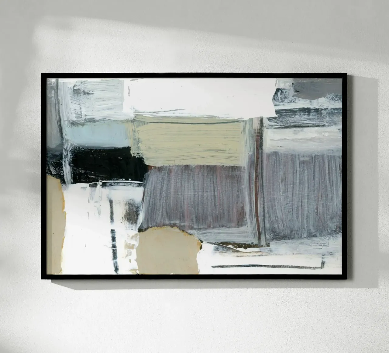 urban abstract 1 poster with aluminum frame by IRIS LEHNHARDT FINE ART