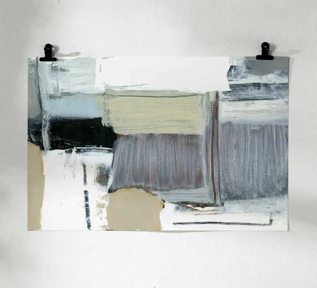 urban abstract 1 poster with aluminum frame by IRIS LEHNHARDT FINE ART