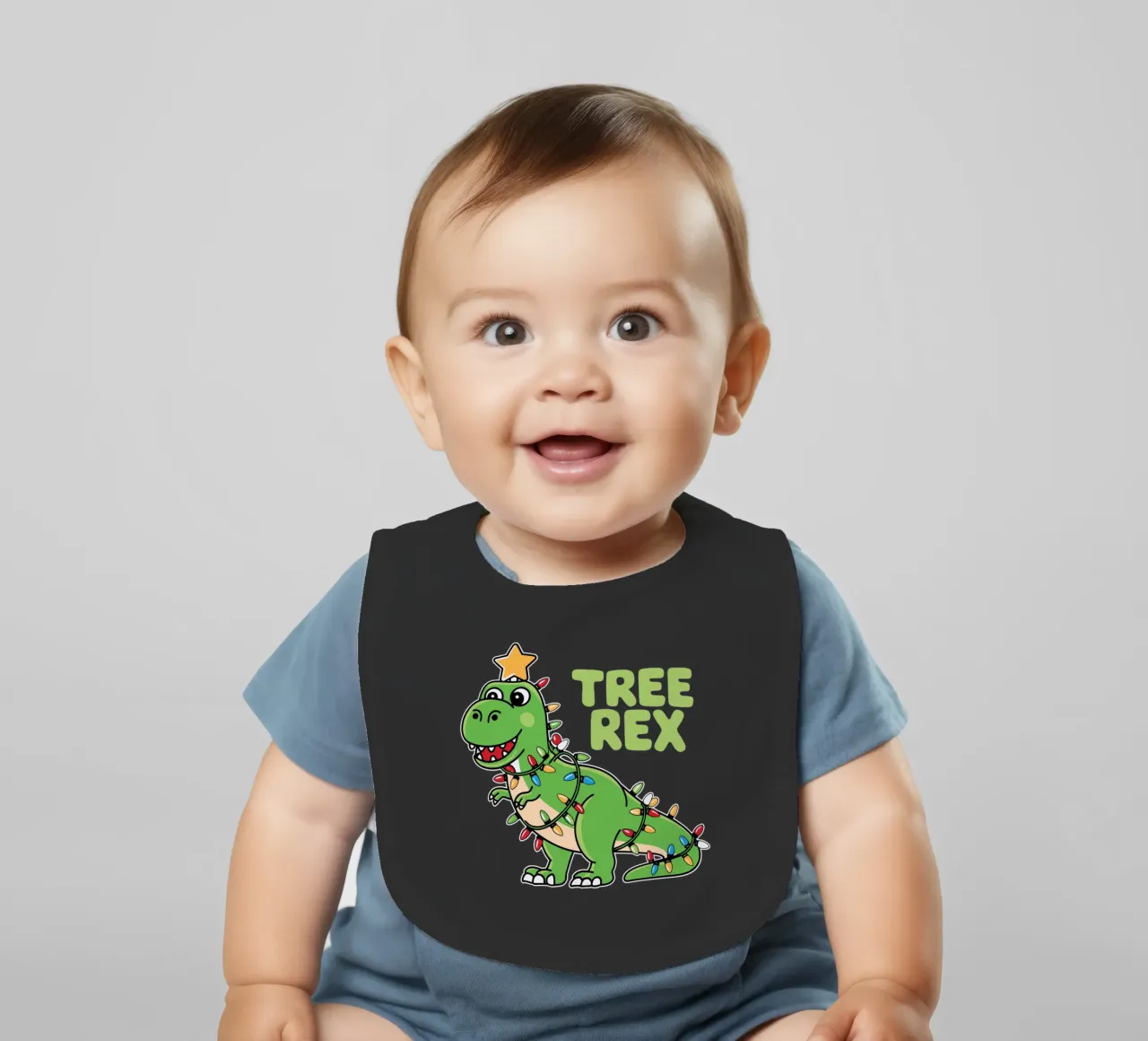 Cute Tree Rex bavaglino da edsonramosart