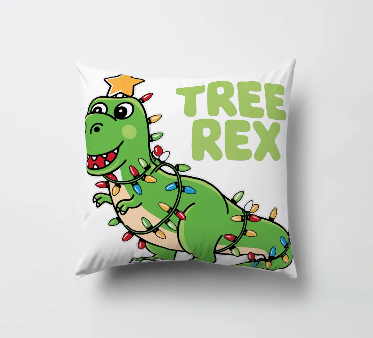 Cute Tree Rex cuscino da edsonramosart
