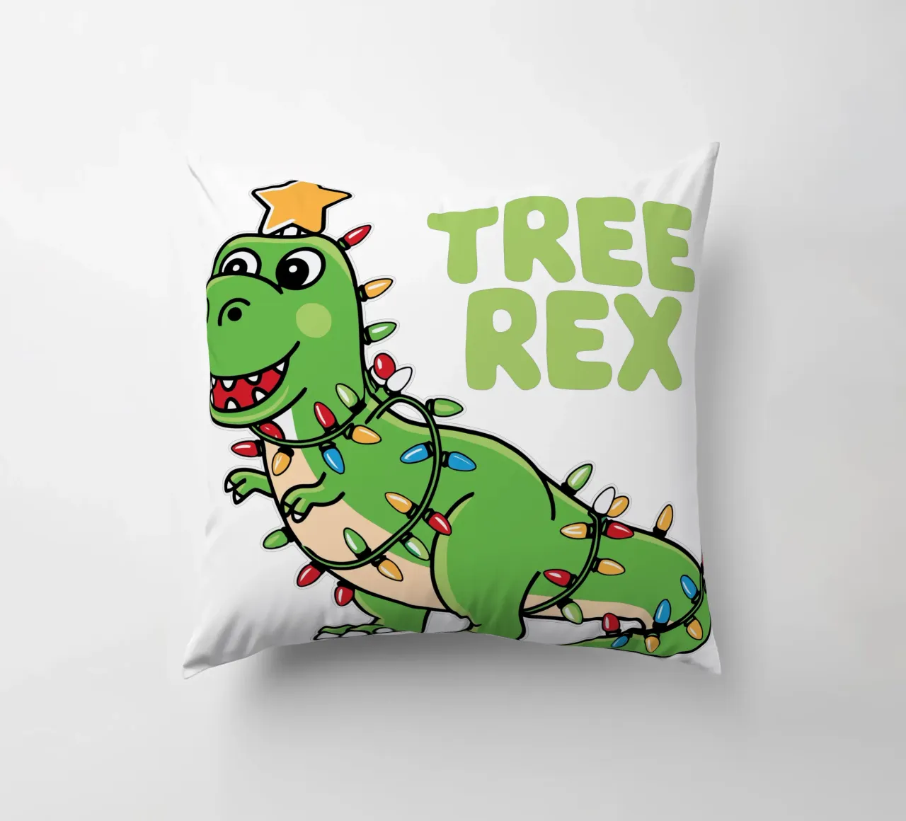 Cute Tree Rex cuscino da edsonramosart