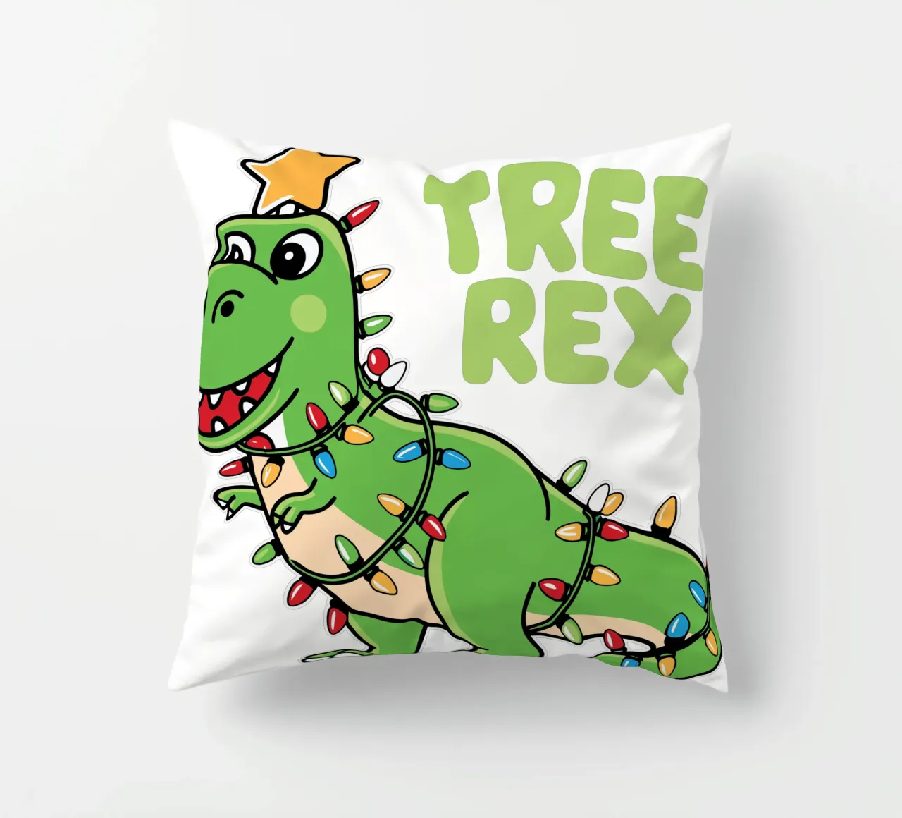 Cute Tree Rex cuscino da edsonramosart