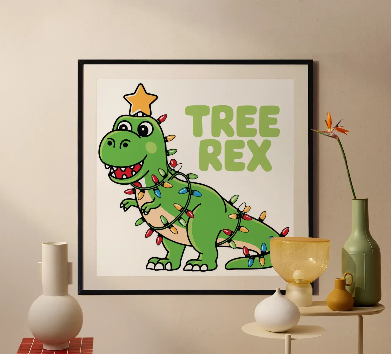 Cute Tree Rex poster da edsonramosart