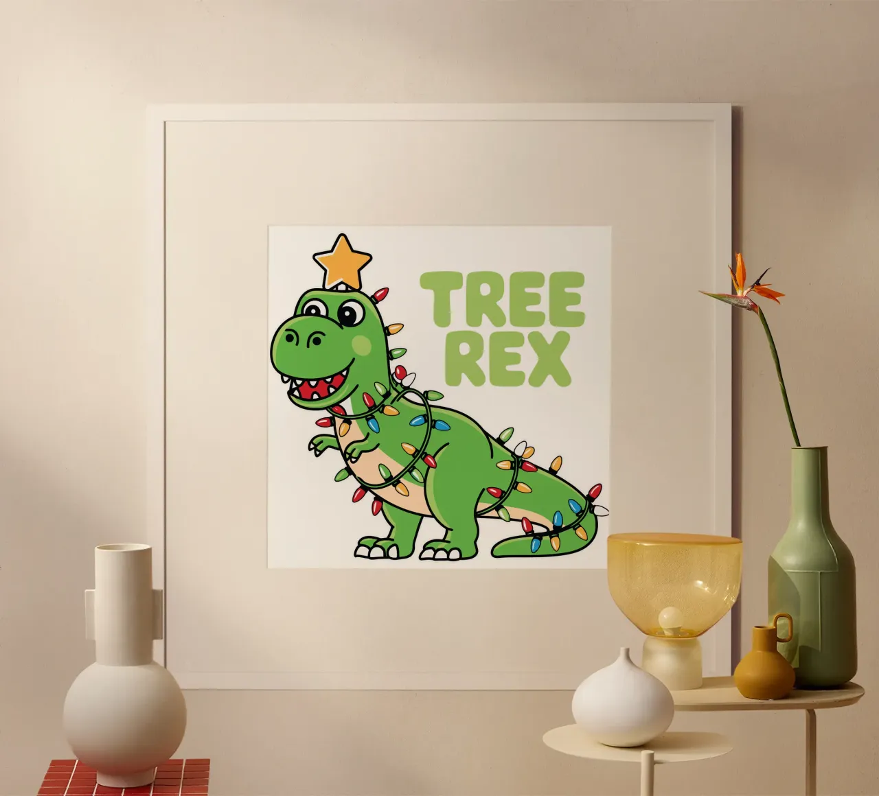 Cute Tree Rex poster da edsonramosart