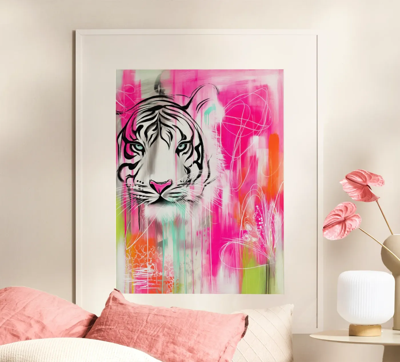 Neon Tiger Flow poster da lieblu