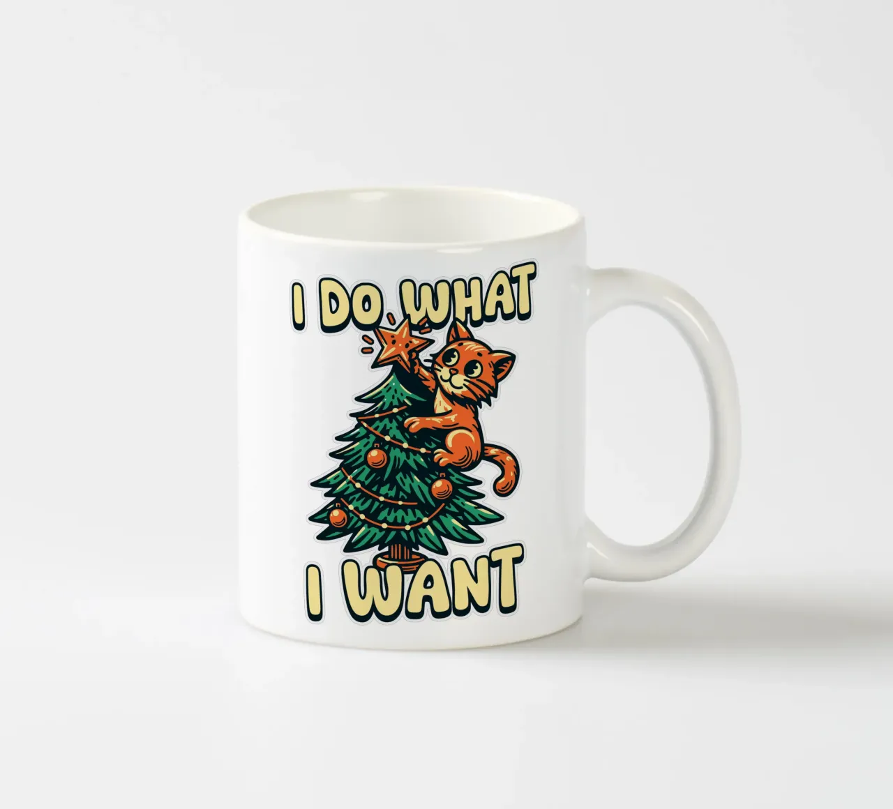 I do what I want tazza in ceramica da edsonramosart