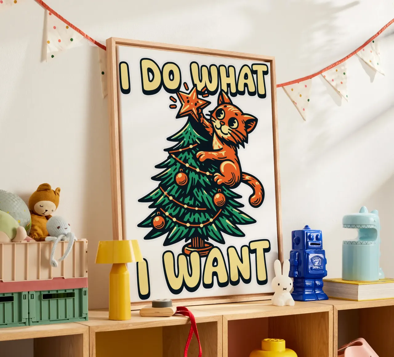 I do what I want tela con Cornice a cassetta da edsonramosart