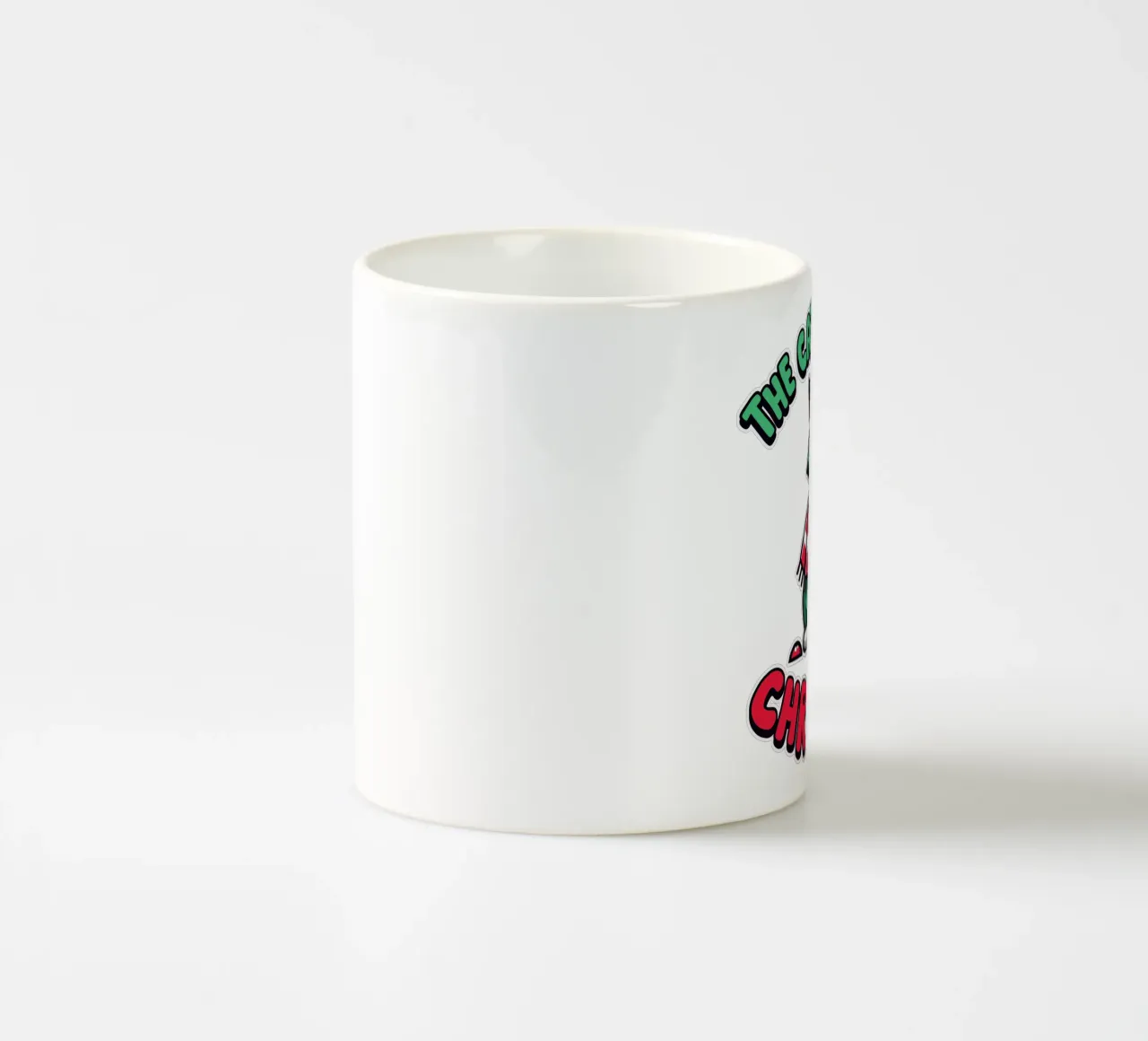 The Cat Who Stole Christmas tazza in ceramica da edsonramosart