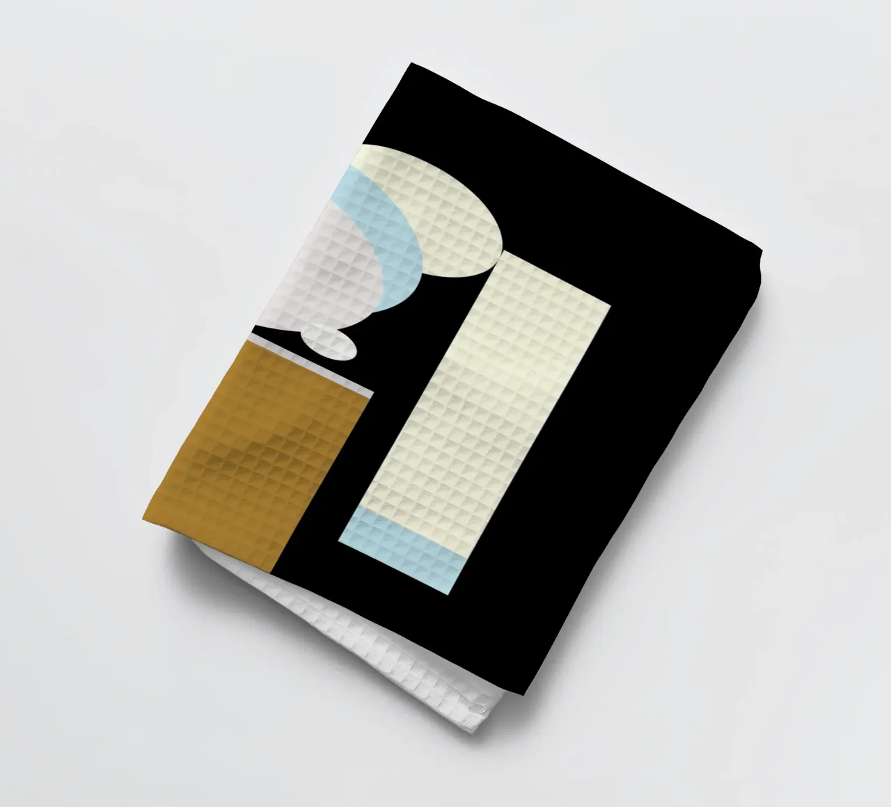 girl with geometric pearl earring tea towel by edsonramosart