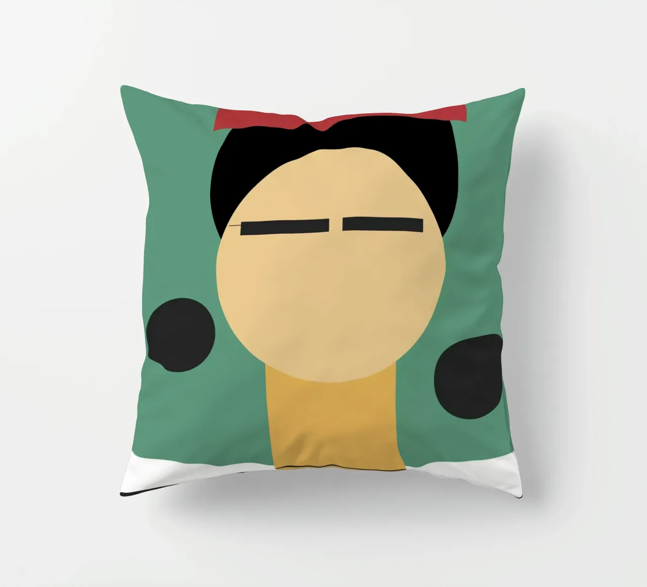 frida kahlo geometric cuscino da edsonramosart