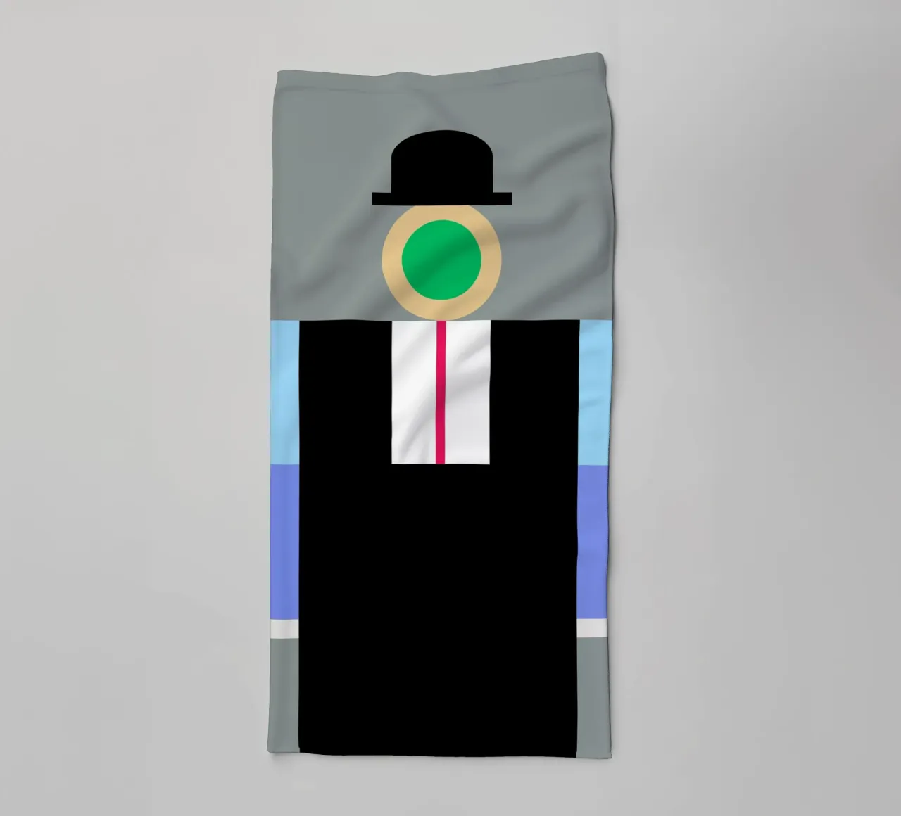son of geometric man asciugamano da bagno da edsonramosart