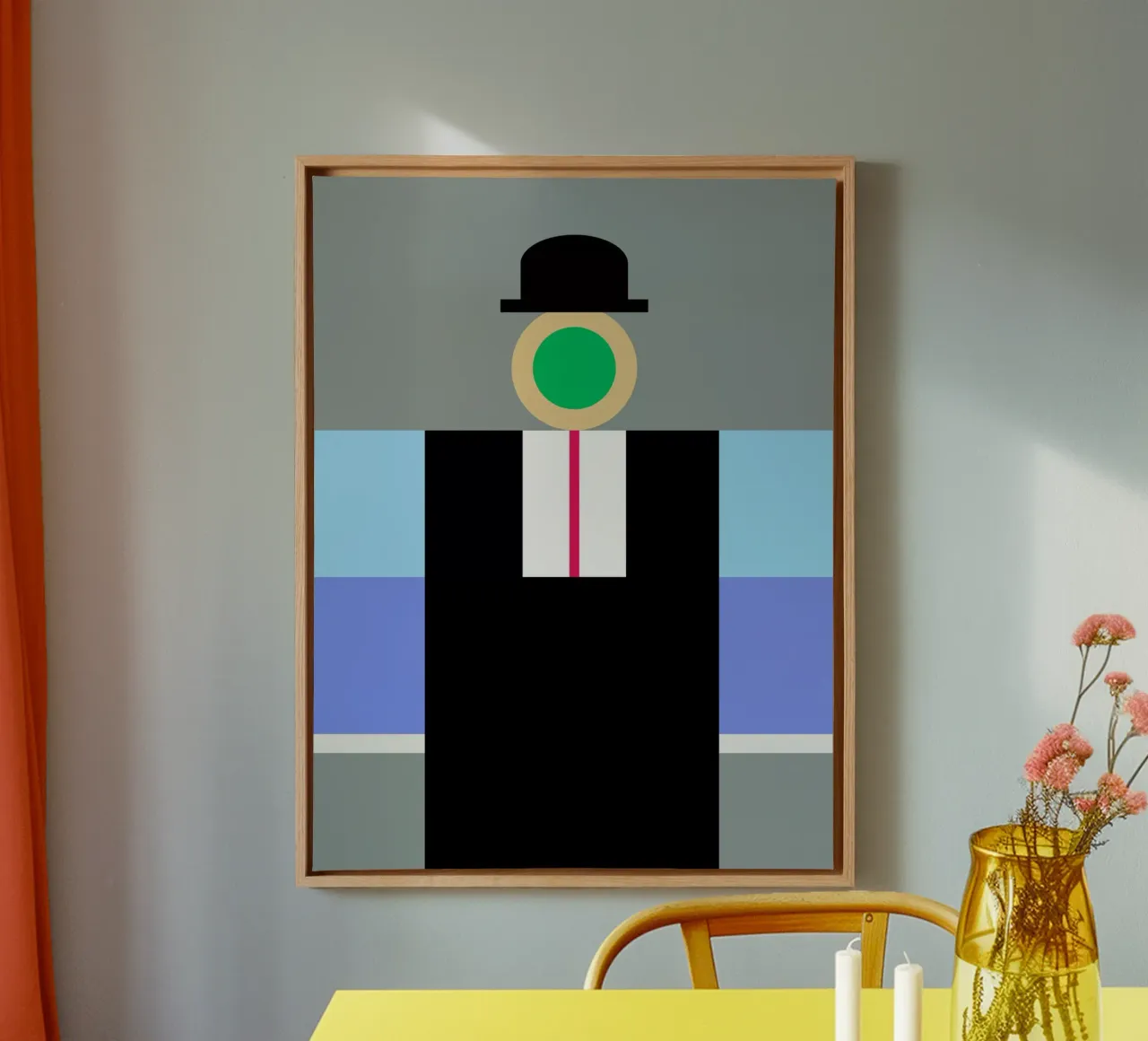 son of geometric man tela da edsonramosart