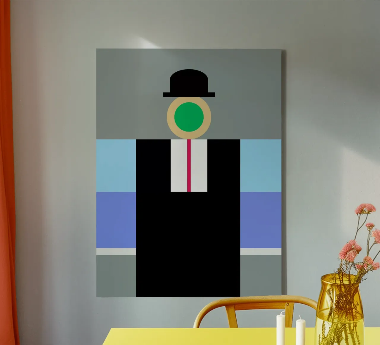 son of geometric man tela da edsonramosart
