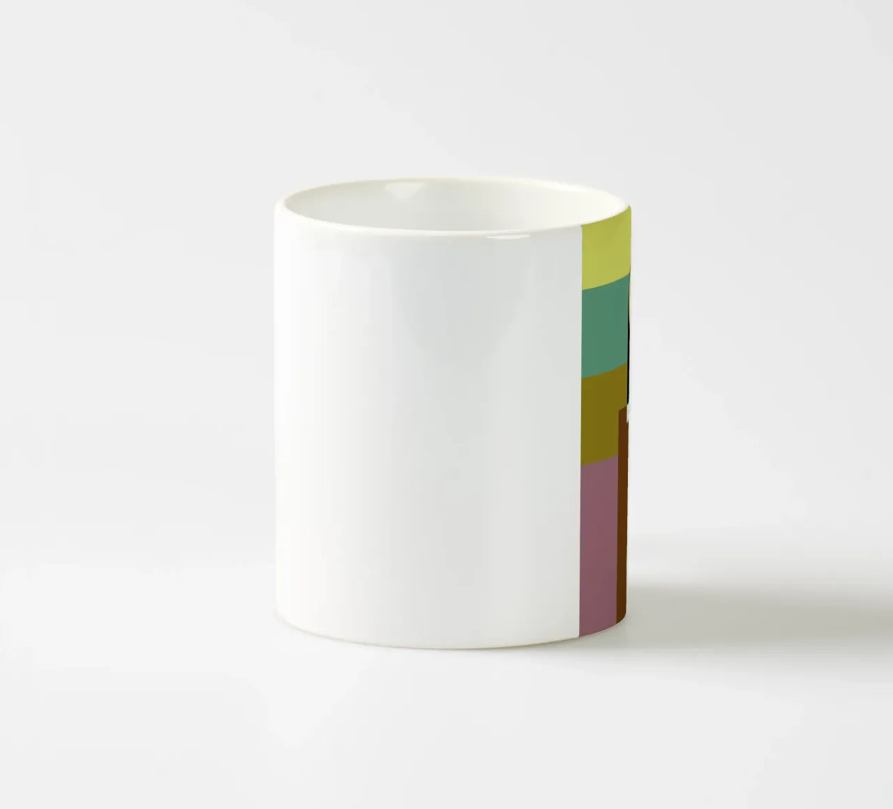 geometric monalisa tazza in ceramica da edsonramosart