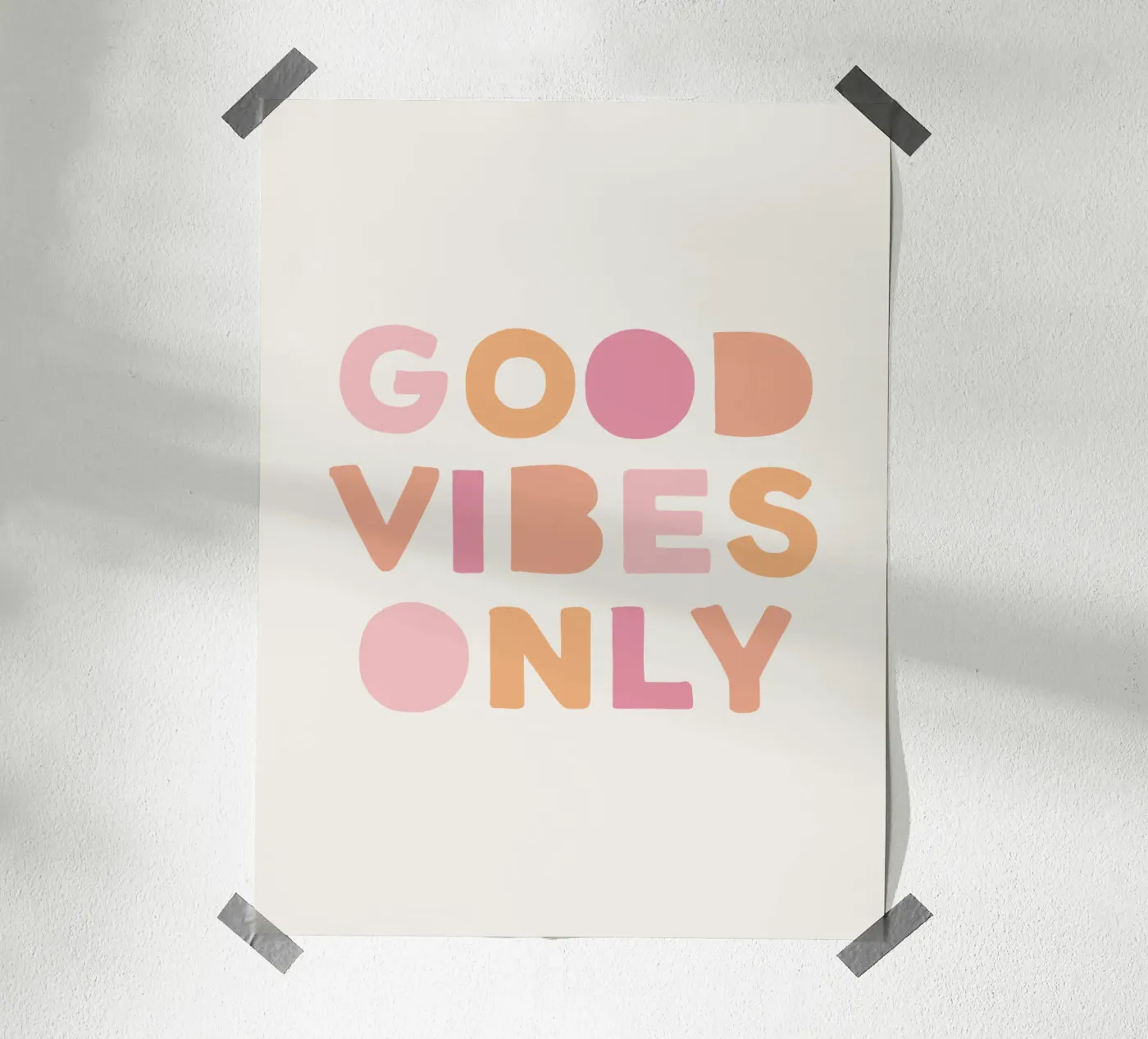 Good Vibes poster da we line studio - art