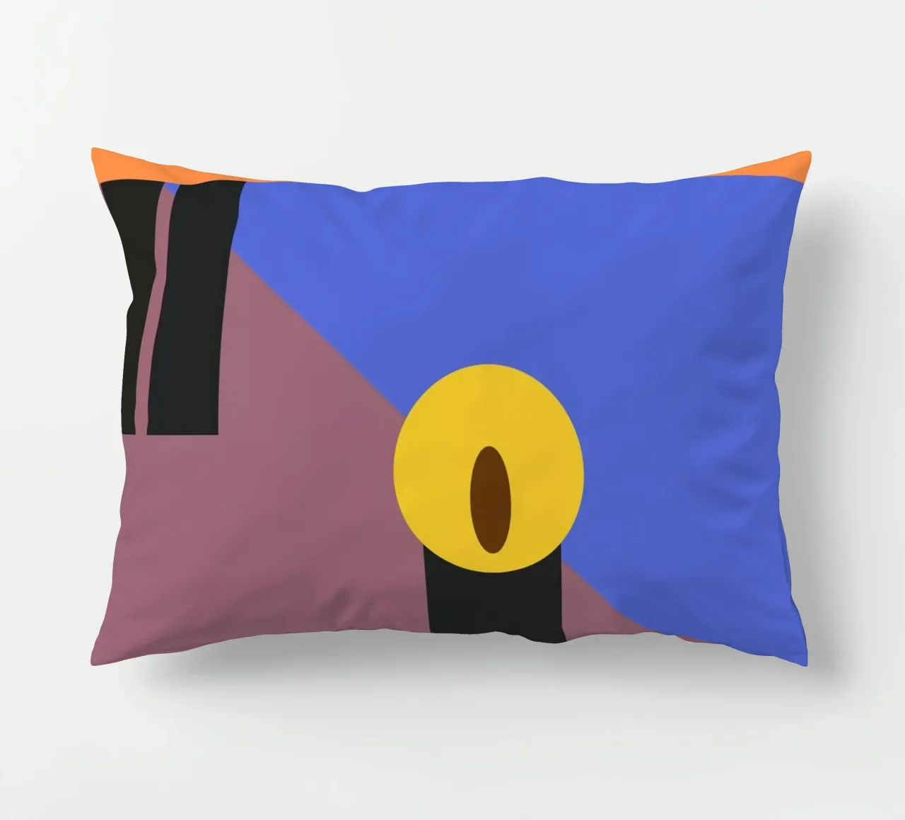 the geometric scream cuscino da edsonramosart