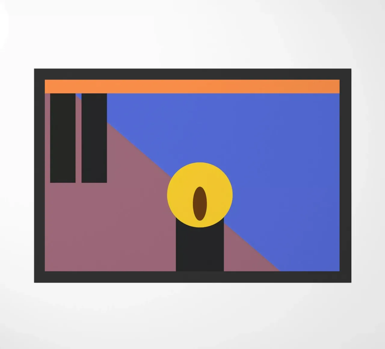the geometric scream zerbino da edsonramosart