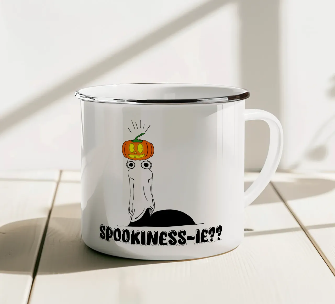 SpookiNess-ie? tazza in smalto da sillyindustries