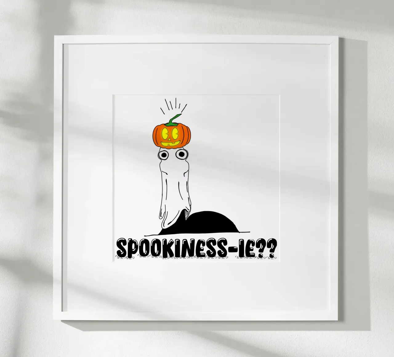 SpookiNess-ie? poster con telaio in plastica da sillyindustries