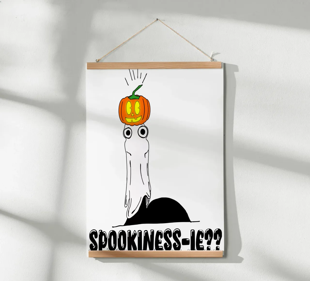SpookiNess-ie? poster con telaio in plastica da sillyindustries