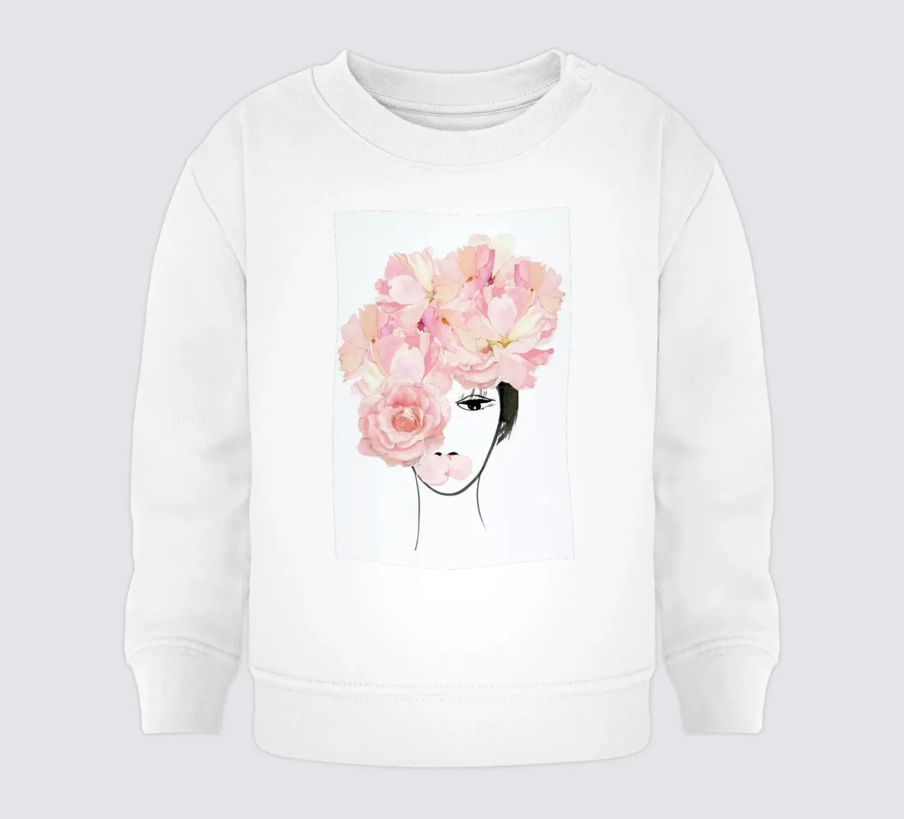 Look through the Flowers 3 felpa neonato da Rococco LA