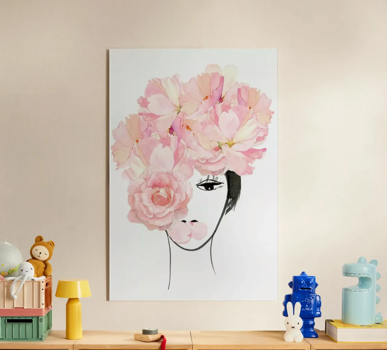Look through the Flowers 3 acrylic glass by Rococco LA