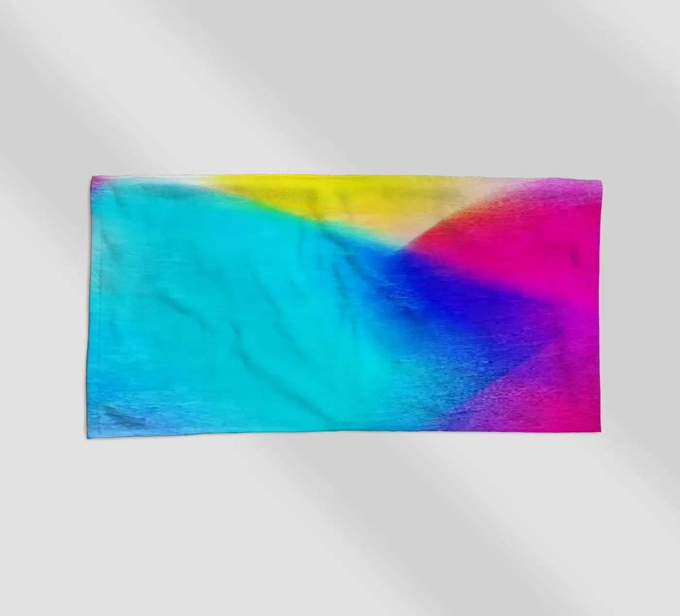 Abstract Pink Blue Pattern telo mare da Lines Inside