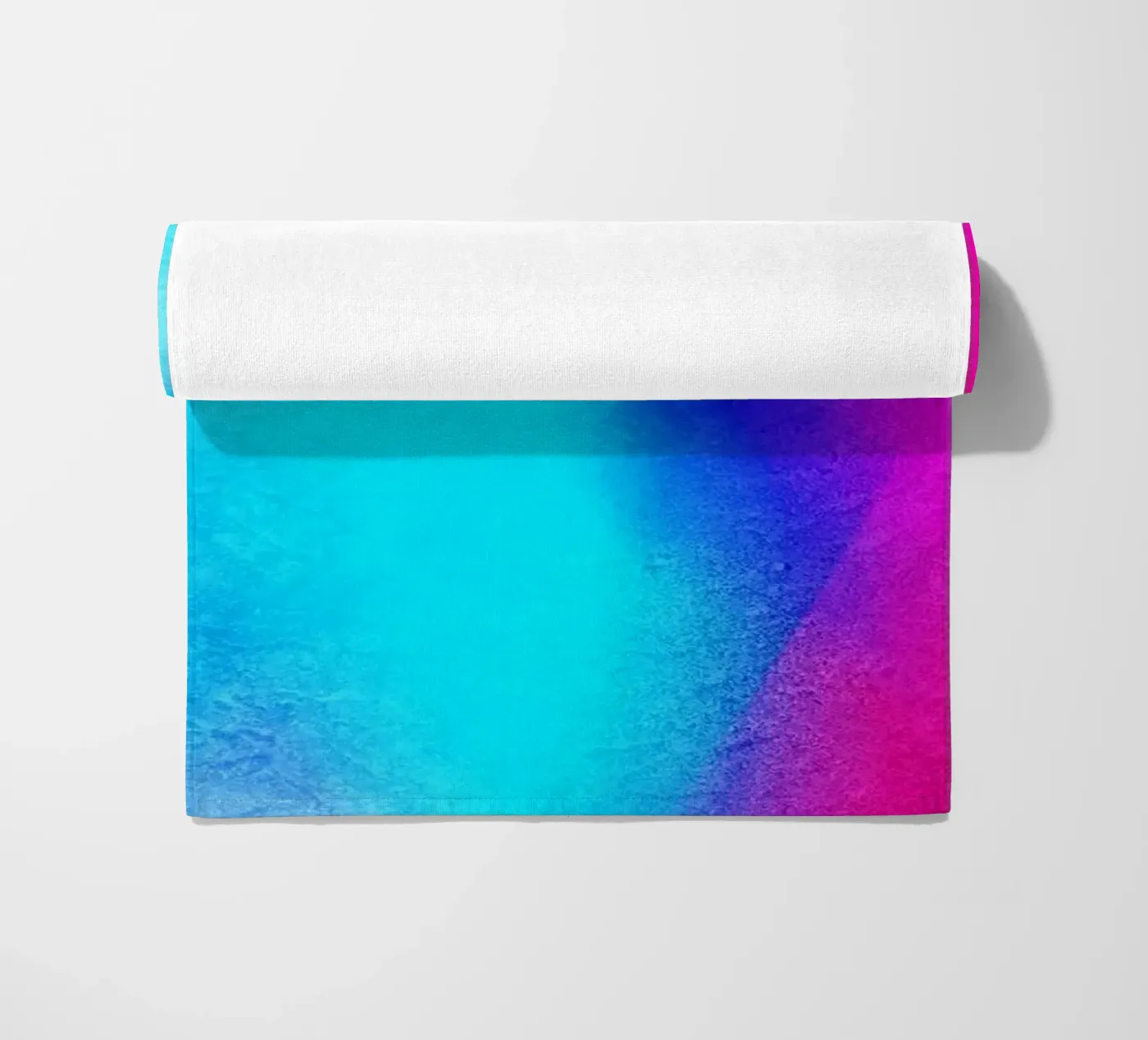 Abstract Pink Blue Pattern telo mare da Lines Inside