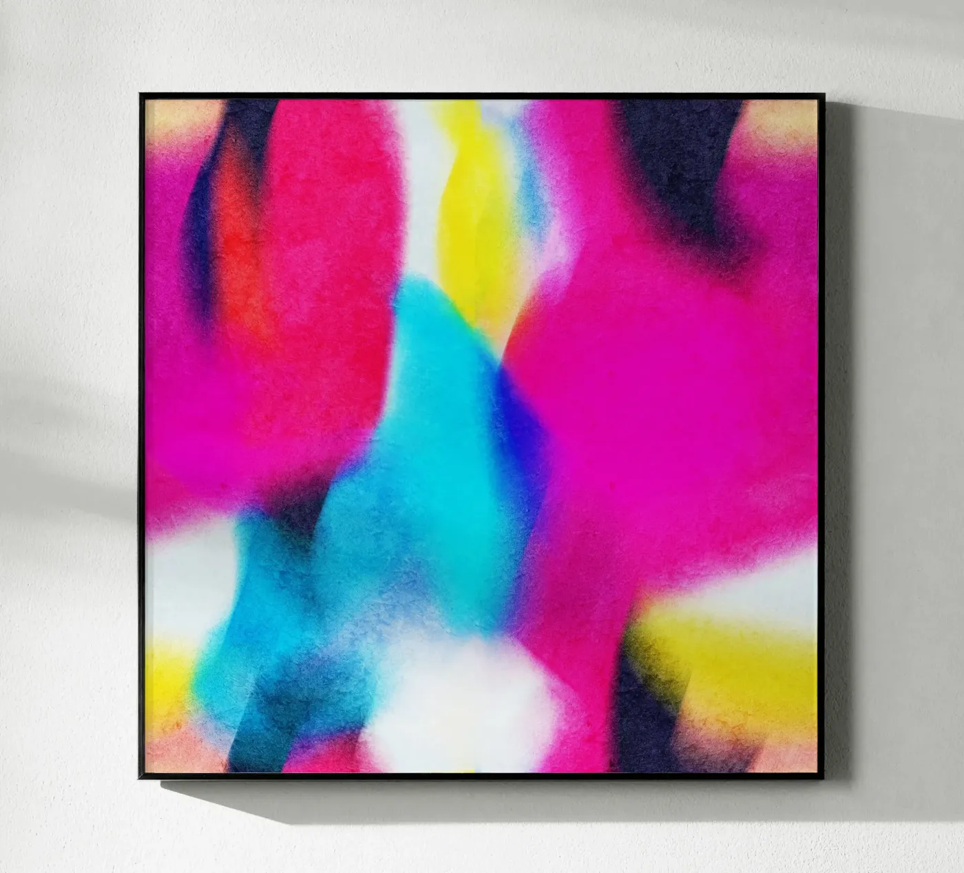 Abstract Pink Blue Pattern plexiglass da Lines Inside