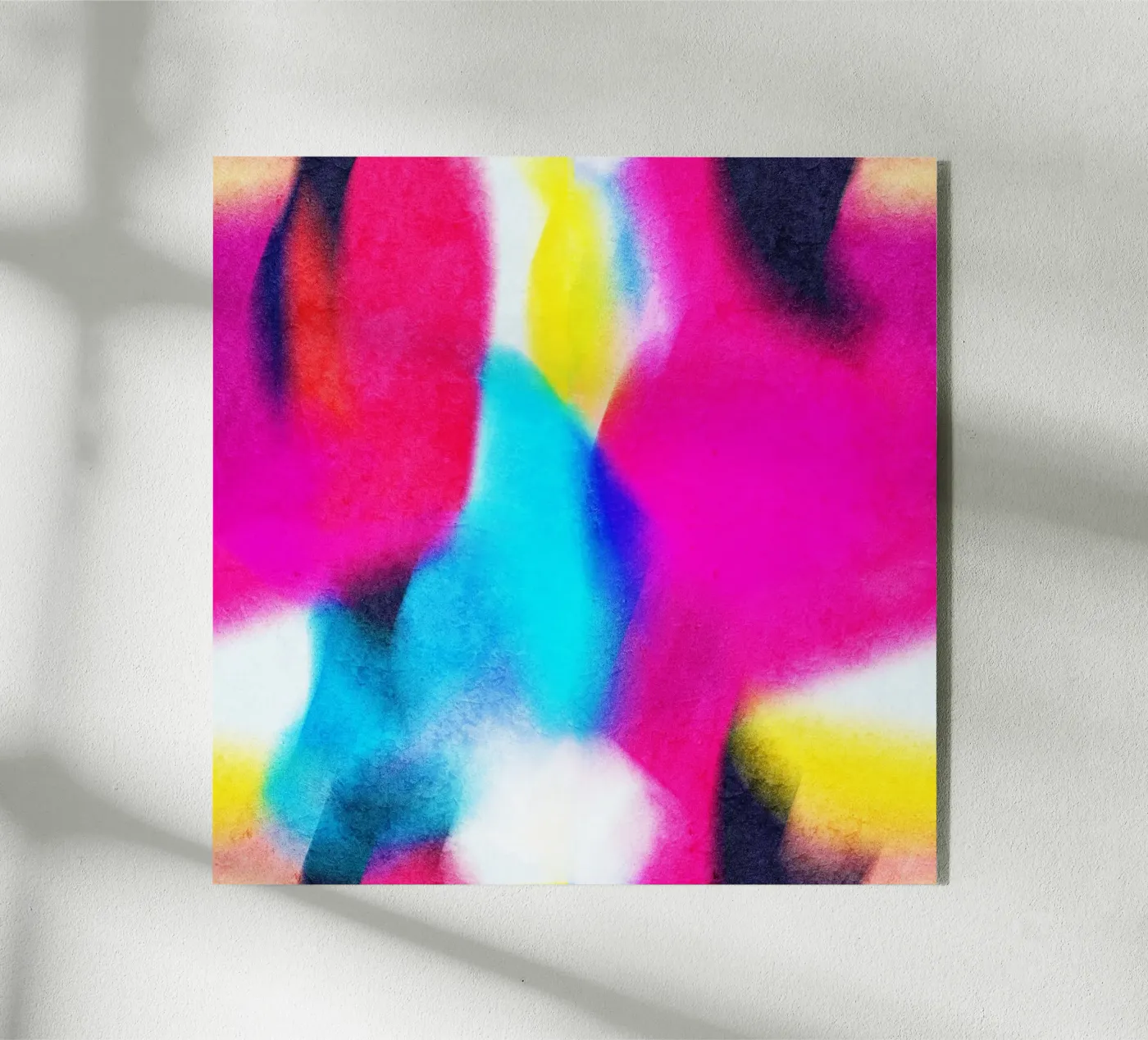 Abstract Pink Blue Pattern plexiglass da Lines Inside
