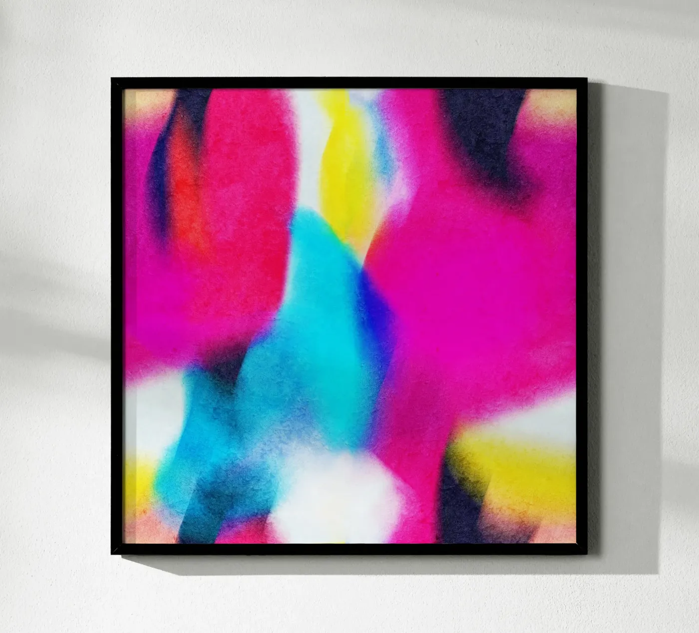 Abstract Pink Blue Pattern poster da Lines Inside